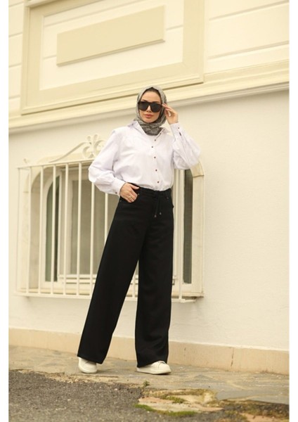 Kadın Süper Yüksek Bel Geniş Paça Wide Leg Jeans Pantolon fiyatları