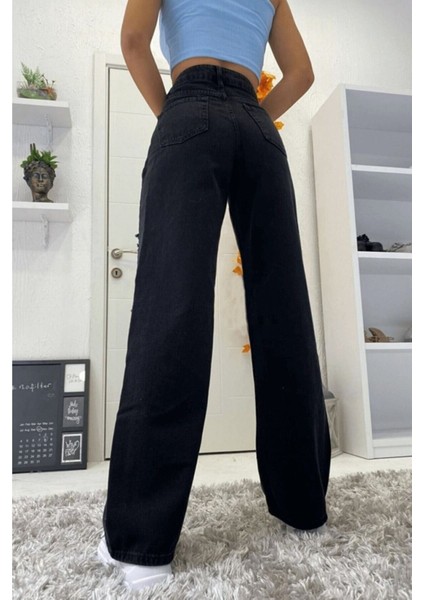 Yüksek Bel 90's Wide Leg Jeans