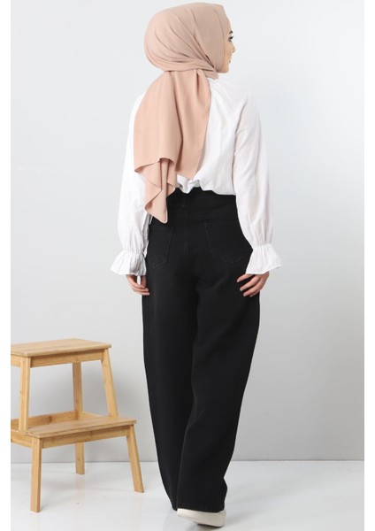 Yüksek Bel 90's Wide Leg Jeans