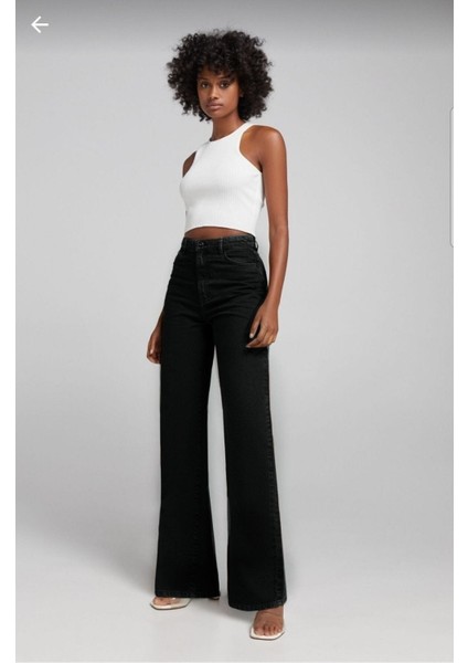 Yüksek Bel 90's Wide Leg Jeans