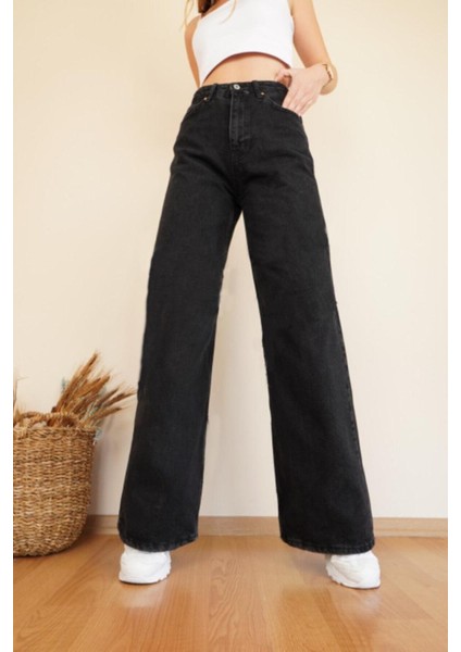 Yüksek Bel 90's Wide Leg Jeans