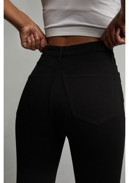Allen Solmayan Siyah Süper Skinny Toparlayıcı Kot Pantolon