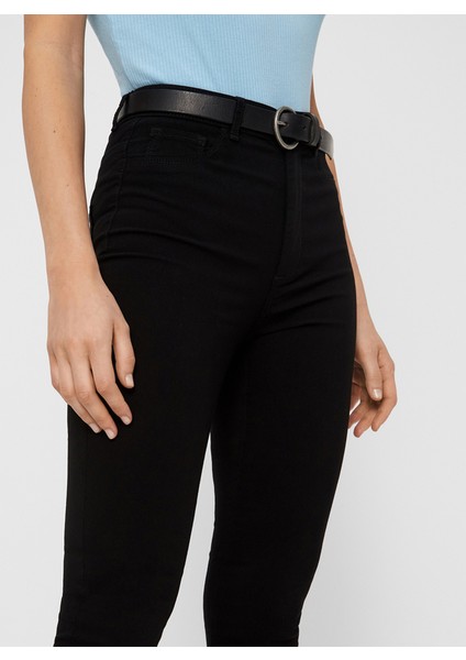 Siyah Extra Skinny Jeans Kot Pantolon (Solmayan Siyah) modelleri