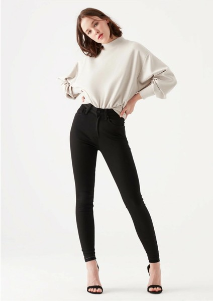 Siyah Skinny Jeans Kot Pantolon (Toparlayıcı) fiyatları