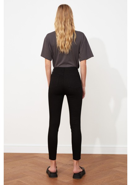 Renk Vermez Siyah Extra Skinny Jeans Kot Pantolon (Çok Dar) fırsatları