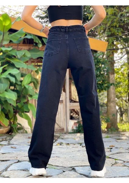Cep Detaylı Yüksek Bel 90's Wide Leg Jeans indirimleri