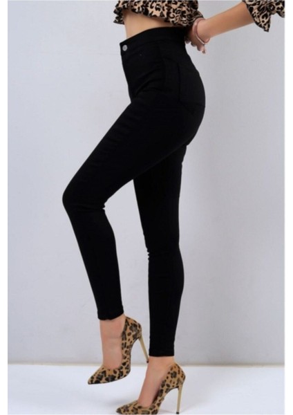 Siyah Skinny Jeans Kot Pantolon (Dar Kalıp) modelleri
