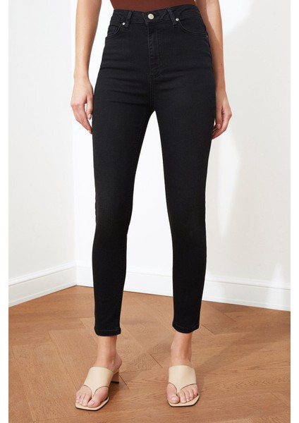 Siyah Skinny Jeans Kot Pantolon (Solmayan Siyah) modelleri