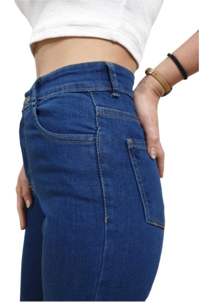 Koyu Mavi Süper Skinny Toparlayıcı Jean Kot Pantolon fırsatları