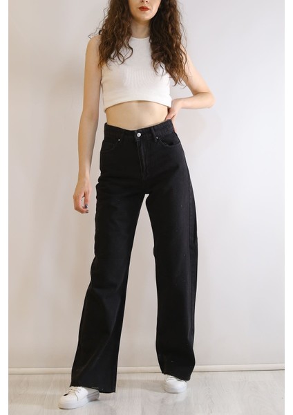 Yüksek Bel 90's Wide Leg Jeans