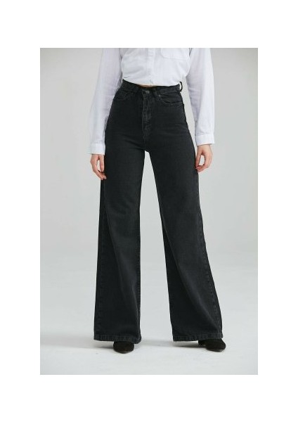 90's Likralı Süper Yüksek Bel Salaş Jeans Palazzo Pantolon modelleri