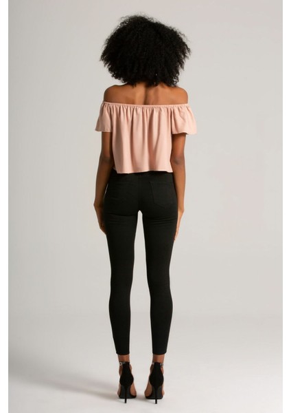 Siyah Extra Skinny Jeans Kot Pantolon (Kömür Karası) indirimleri