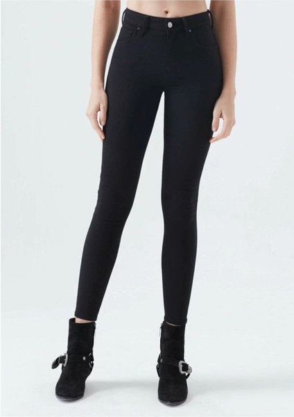 E.x.t.r.a Black Yüksek Bel Jeans Pantolon Solmaz Siyah Jeans(Toparlayıcı) modelleri
