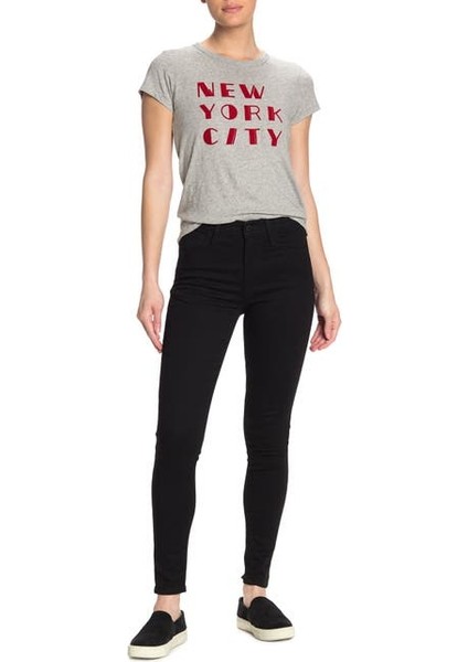 Siyah Süper Skinny Jeans Kot Pantolon (Kapkara) fiyatları