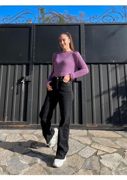Cep Detaylı Yüksek Bel 90's Wide Leg Jeans fiyatları