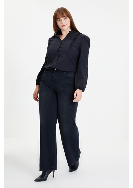 Yüksek Bel 90's Wide Leg Jeans