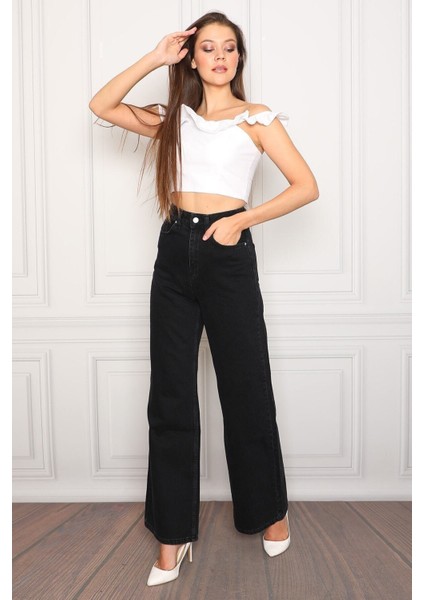 Yüksek Bel 90's Wide Leg Jeans