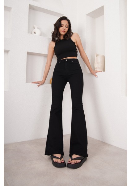 Haris Ispanyol Paça Kot Pantolon Siyah indirimleri