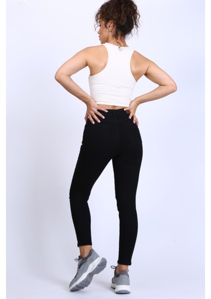 Kadın Siyah Skinny Renk Vermeyen Jean (Toparlayıcı) fiyatları