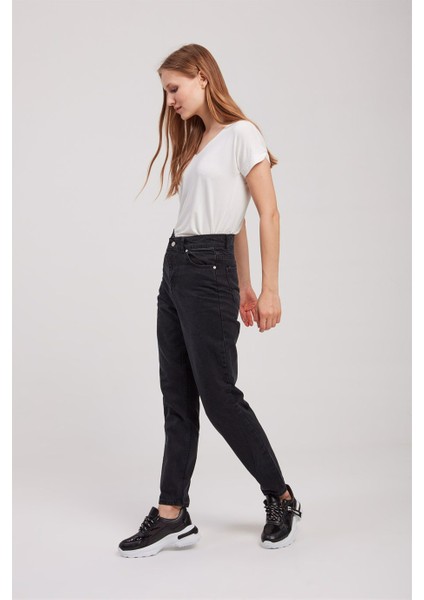 Kadın Boyfriend Füme Kot Pantolon Jeans modelleri