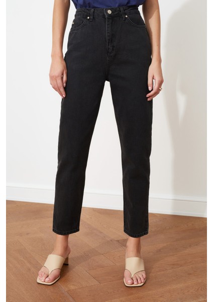 Kadın Boyfriend Siyah Kot Pantolon Jeans fırsatları
