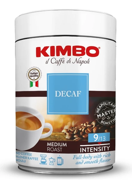 Decaffeinato Filtre Kahve Teneke Kutu (250 gr)