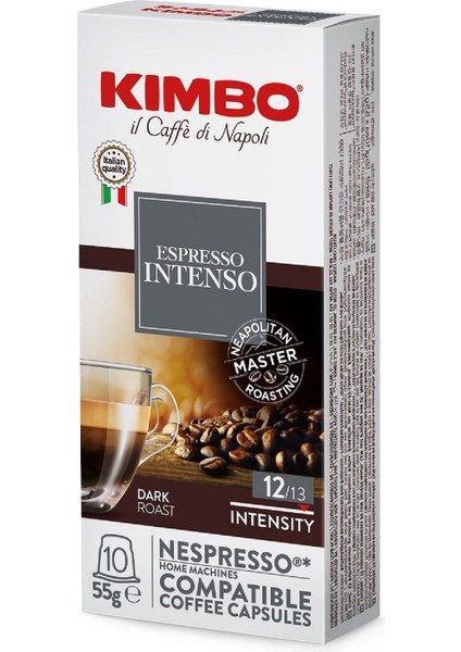 Intenso Nespresso Uyumlu Kapsül Kahve (10'luk kutuda)