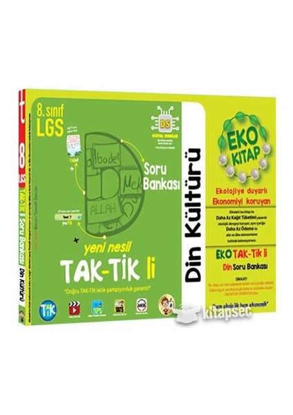 8. Sınıf Taktikli Din Kültürü Eko Kitap Soru Bankası