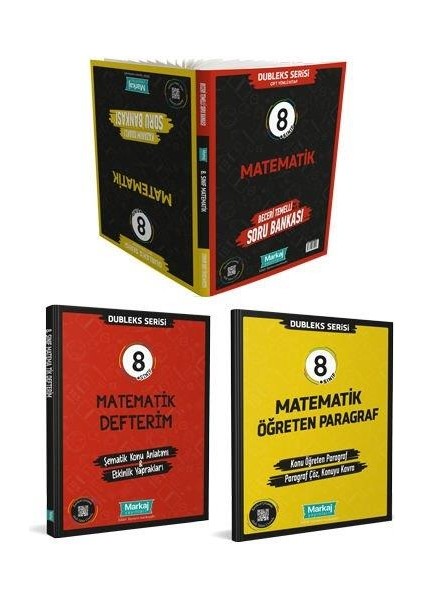 8. Sınıf Dubleks Seri Matematik Seti (3 Kitap)