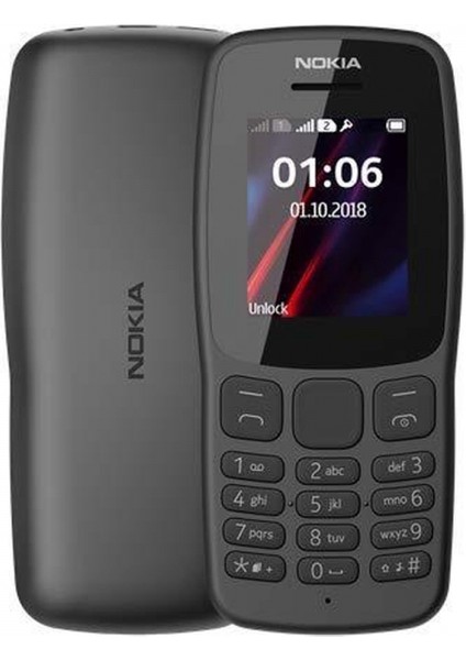 112 Tuşlu Cep Telefonu Siyah