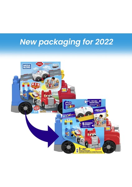 Araç Ve Tır Oyun Seti, 1-5 Yaş Arası Çocuklar İçin, 16 Parçadan Oluşan Blok Oyuncakları Fvj01