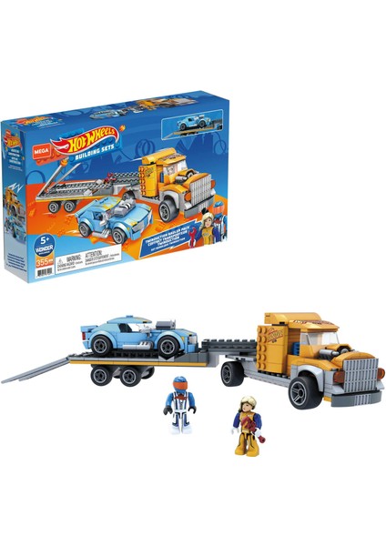 Mega Construx Hot Wheels Süper Taşıyıcı Tır Paketi Yapı Seti, Çocuklar İçin Yapı Oyuncağı Gyg66