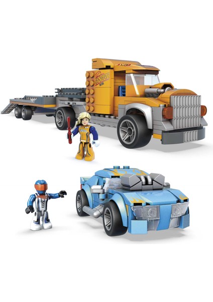 Mega Construx Hot Wheels Süper Taşıyıcı Tır Paketi Yapı Seti, Çocuklar İçin Yapı Oyuncağı Gyg66