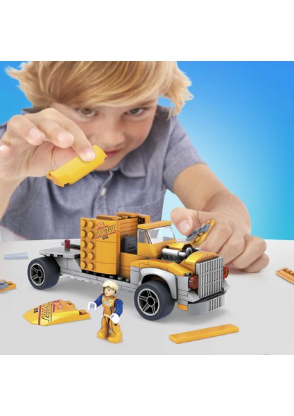 Mega Construx Hot Wheels Süper Taşıyıcı Tır Paketi Yapı Seti, Çocuklar İçin Yapı Oyuncağı Gyg66