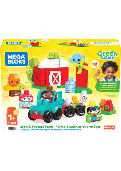 ® Doğa Dostu Çiftlik Seti, Yürüme Çağındaki Çocuklar İçin Yapı Oyuncakları Hdl07