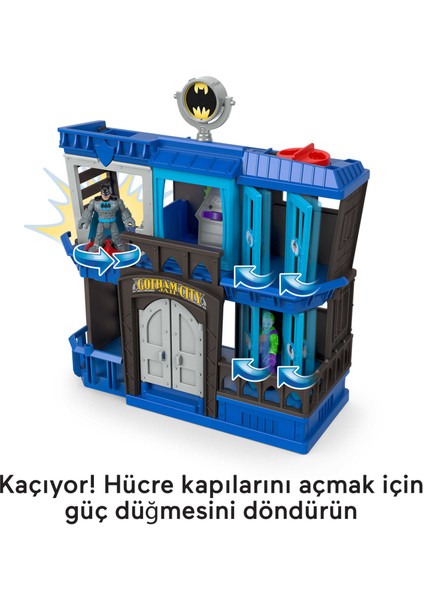 Imaginext Dc Super Friends Yeni Gotham City Hapishanesi, Batman Ve Joker Figürlü Hapishane Oyun Seti, 3-8 Yaş Hhp81