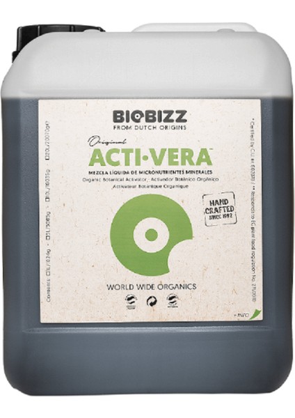 Acti-Vera 5 Litre Organik Enzim Aktivatörü