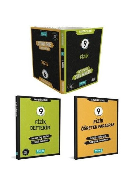 9. Sınıf Favori Seri Fizik Seti(3 Kitap) -j Yayınları