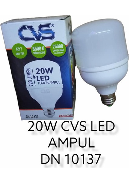 20W Cvs LED Ampul *20 Adet