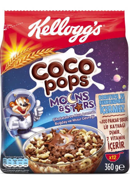 Kelloggs Coco Pops Moons Stars 360 gr
