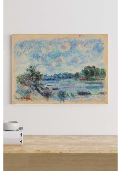 Landscape At Pont Aven -Auguste Renoir Sanatsal Kanvas Tablo