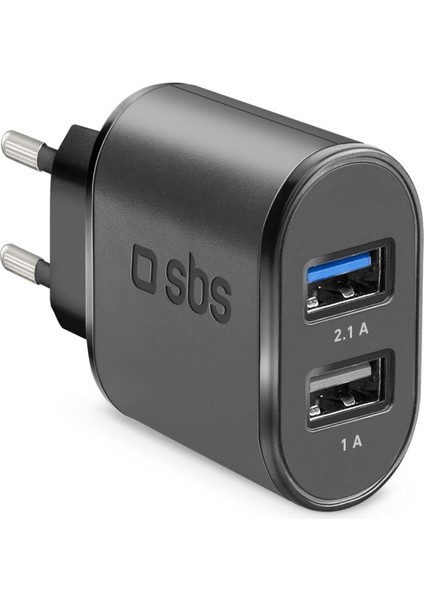 2xusb-A Hızlı Seyahat Şarj Cihazı-Siyah