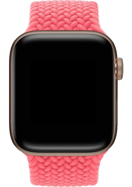 Apple Watch Ultra 49 mm Uyumlu Örgü Solo Loop Kordon Medium (14,7 Cm) Kayış modelleri