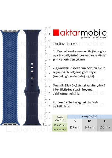 Apple Watch Ultra 49 mm Uyumlu Örgü Solo Loop Kordon Medium (14,7 Cm) Kayış fırsatları