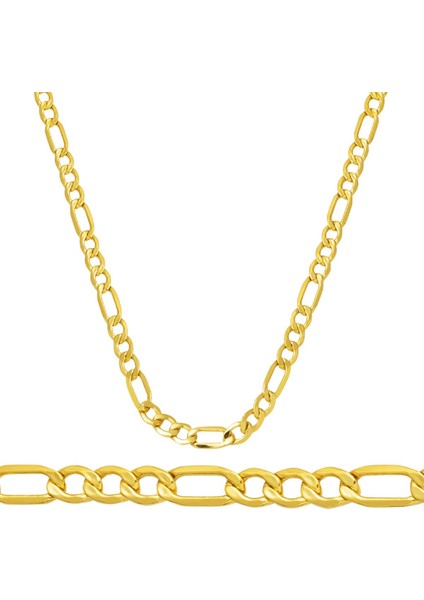 45 cm 14 Ayar Altın Zincir (2,5 mm Enli)