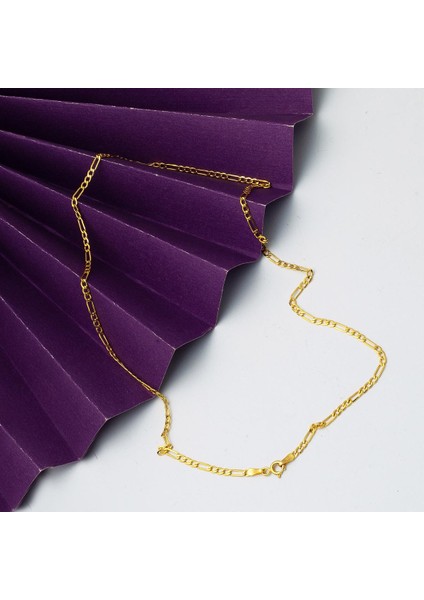 45 cm 14 Ayar Altın Zincir (2,5 mm Enli) fırsatları