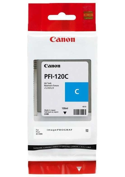 PFI-120C Orjinal Mavi Kartuş TM-200/TM-205