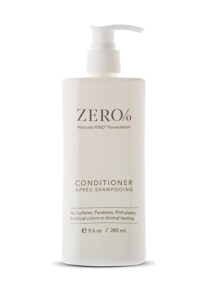Zero/o Saç Kremi 285 ml 9,6 Fl Oz