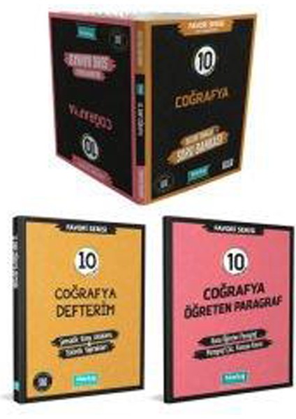 10. Sınıf Favori Seri Coğrafya Seti (3 Kitap)