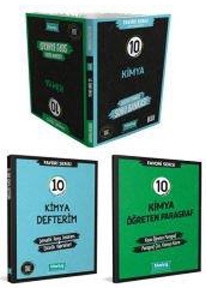 10. Sınıf Favori Seri Kimya Seti (3 Kitap)